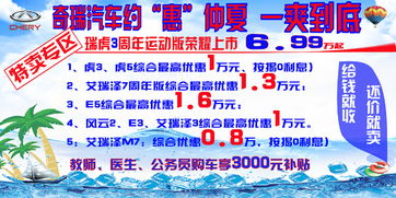奇瑞國興大道海航車展特賣專區(qū)開啟，優(yōu)惠資訊搶先看